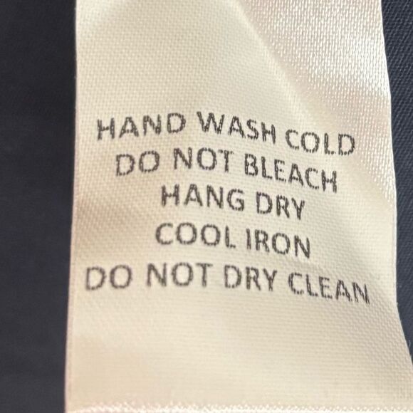 Mod Ref Zaria Maxi Dress Navy Blue Size Small Cotton Spandex Spring Summer - Picture 12 of 14